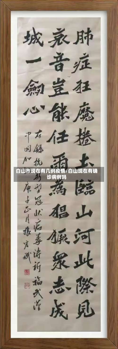 白山市现在有几例疫情/白山现在有确诊病例吗-第2张图片