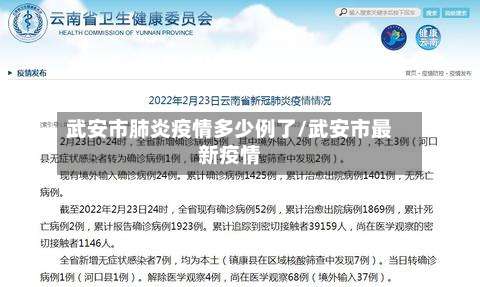 武安市肺炎疫情多少例了/武安市最新疫情-第1张图片