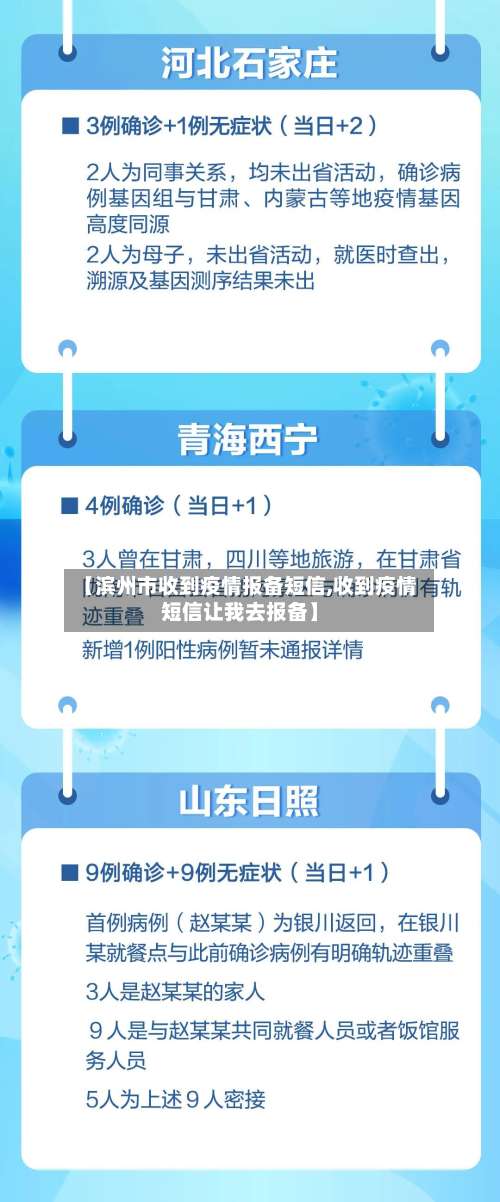 【滨州市收到疫情报备短信,收到疫情短信让我去报备】-第1张图片