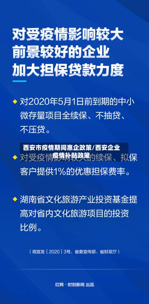 西安市疫情期间惠企政策/西安企业疫情补贴政策-第2张图片