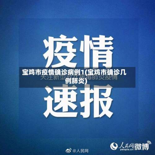宝鸡市疫情确诊病例1(宝鸡市确诊几例肺炎)-第1张图片
