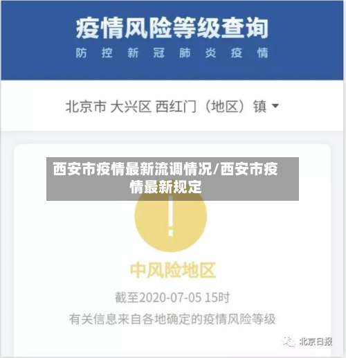 西安市疫情最新流调情况/西安市疫情最新规定-第1张图片