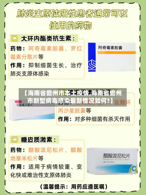 【海南省儋州市本土疫情,海南省儋州市新型病毒感染最新情况如何?】-第1张图片
