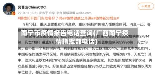 南宁市疫情报告电话查询(广西南宁疫情指挥部电话)-第1张图片