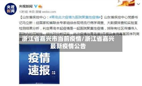 浙江省嘉兴市当前疫情/浙江省嘉兴最新疫情公告-第1张图片
